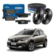 Kit Disco Pastilha Freio Sandero Stepway 1.0 2022 A 2025