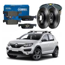 Kit Disco Pastilha Freio Sandero Stepway 1.6 2014 A 2019