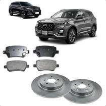 Kit Disco+Pastilha Freio Traseiro Tiggo 7 Pro 2022 até 2026