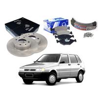 Kit Disco Pastilha Freio Uno 1.0 1.3 1.5 1.6 1991 A 2003