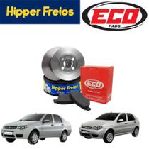 Kit disco pastilha palio fire 98/09 disco ventilado