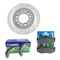 Kit Disco + Pastilha + Patim Lona De Freio Honda Lead 110 Cc Kit Disco + Pastilha + Patim Lona De Freio Honda Lead 110 Cc