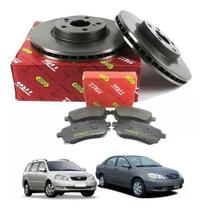 Kit disco pastilhas de freio dianteiros toyota corolla/fielder rpdi03880/rcpt04890 Kit disco pastilhas de freio dianteiros toyota corolla/fielder rpdi03880/rcpt04890