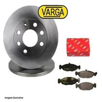 Kit Disco+pastilhas Freio Dianteiro Varga Celta/Classic RPDI00420/RCPT12570
