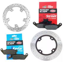 Kit Discos de Freio Honda Cb 250f Twister Com Abs 2016 2017 2018 2019 Kit Discos de Freio Honda Cb 250f Twister Com Abs 2016 2017 2018 2019