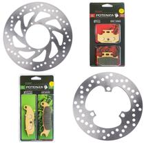 Kit Discos de Freio Lander 250 / Teneré 250 2016 A 2022 + Pastilhas Potenza Kit Discos de Freio Lander 250 / Teneré 250 2016 A 2022 + Pastilhas Potenza