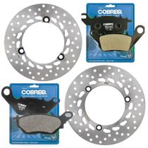 Kit Discos de Freio Nmax 160 Abs Com Pastilhas Cobreq