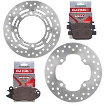 Kit Discos de Freio Pcx 150 Abs 2019 A 2023 + Pastilhas Diafrag Kit Discos de Freio Pcx 150 Abs 2019 A 2023 + Pastilhas Diafrag