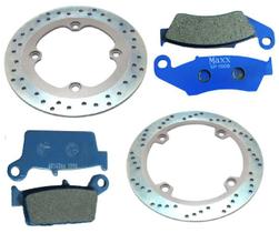 Kit Discos de Freio Xre 300 Sem Abs 2009-2018 + Pastilhas