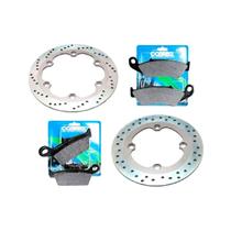 Kit Discos DIANT/TRAS + Pastilhas De Freio Xre 300 Sem Abs