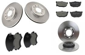 Kit Discos e Pastilhas Dianteiras e Traseiras Jac J5 e J6