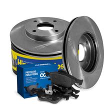 Kit Discos e Pastilhas Freio Dianteiro Ford com ABS
