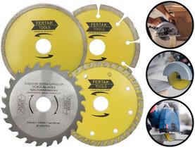 Kit Discos Para Serralheria E Construção Profissional Fertak