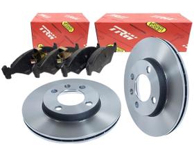 Kit discos pastilhas fiesta 1.6 courier após abril/2009