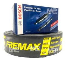 Kit Discos Pastilhas Freio Dianteiro C3 1.5 2014 2015 2016 B