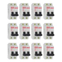 Kit Disjuntor Mini Bipolar 10A Curva C 6Ka Kit Disjuntor Mini Bipolar 10A Curva C 6Ka