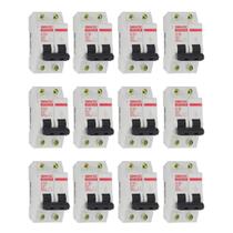 Kit Disjuntor Mini Bipolar 10A Curva C 6Ka Kit Disjuntor Mini Bipolar 10A Curva C 6Ka