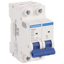 Kit Disjuntor Unipolar Din Mini 63a Tdj3-2 C63 58012/111 3 Unidades - Tramontina Kit Disjuntor Unipolar Din Mini 63a Tdj3-2 C63 58012/111 3 Unidades - Tramontina