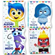 Kit Disney Baby Emoções Divertidamente: Quando Fico Alegre + Com Medo + Triste + Com Raiva - CAPA DURA Ed. Magic Kids