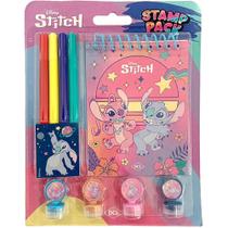 Kit Disney - Stamp Pack - Stitch + Arte e Cor Stitch - Livro de colorir