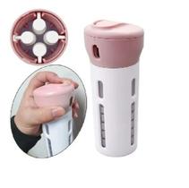 Kit Dispenser 4 Em 1 Viagem Limpa Maquiagem Shampoo Portátil - eletroemoda