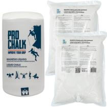 Kit Dispenser C/ 2 Refil 900ml Pro Chalk Magnésio Liquido