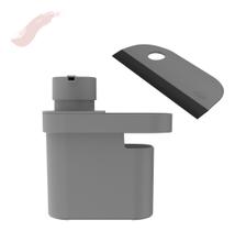 Kit Dispenser De Detergente E Esponja Organizador e Rodinho De Pia Trium