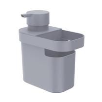 Kit Dispenser Detergente e Organizador + Rodo Compacto Chumbo - Ou