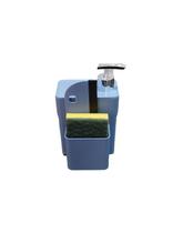 Kit dispenser organizador de pia 3 em 1 azul pastel micromax