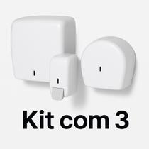 Kit dispenser saboneteiratoalheiroporta higienico exaccta Kit dispenser saboneteiratoalheiroporta higienico exaccta