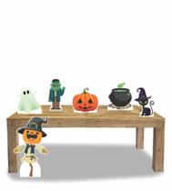 Kit Display de chão e mesa totens festa Halloween 6 Pçs Kit Display de chão e mesa totens festa Halloween 6 Pçs
