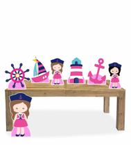 Kit Display de chão totens Marinheira Modelo 01 7 Pçs