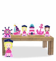 Kit Display de chão totens Marinheira Modelo 02 7 Pçs