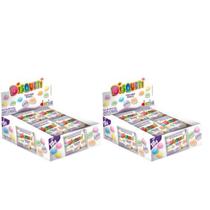 Kit Display Disqueti Chocolate Branco Kit 2 Caixas 24 Un