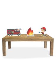 Kit Display Festa Bombeiro Moreno 3 Displays