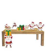 Kit Display Festa Feliz Natal 1 Totem Chão E 4 Displays Kit Display Festa Feliz Natal 1 Totem Chão E 4 Displays