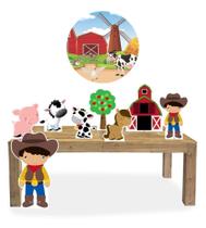 Kit Display Festa Fendinha Menino Moreno Cabelo Preto + Kit Display Festa Fendinha Menino Moreno Cabelo Preto +