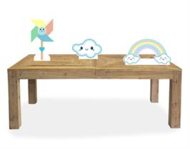 kit Display festa Mdf Chuva de Benção Amor Menino 3 Displays 22cm kit Display festa Mdf Chuva de Benção Amor Menino 3 Displays 22cm