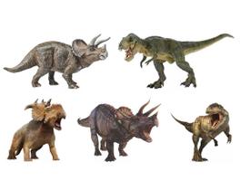 Kit display festa Mdf Dinossauro 5 Displays 22cm - x4adesivos