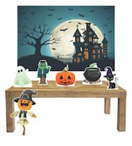 Kit Display Mdf Halloween Com 6 Peças + Painel