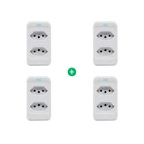 Kit dispositivo de Proteção Elétrica Intelbras EPS 302 Branco - 4 Peças
