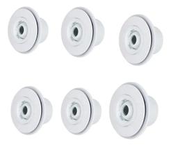 Kit Dispositivo De Retorno Abs Slim Fibra Vazão 4m3h Kit Branco Com 6 Und