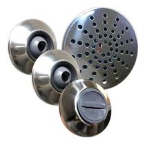 Kit Dispositivos Inox 1 Aspiração 2 Retorno 1 Ralo De Fundo