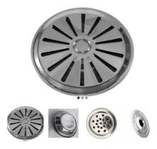 Kit Dispositivos Inox E Dreno Fundo Inox Encaixe Cano 50