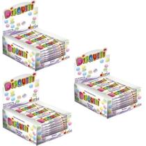 Kit Disqueti Pastilha de Chocolate Branco 54 Pacotinhos Kit Disqueti Pastilha de Chocolate Branco 54 Pacotinhos