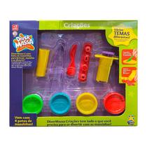 Kit Diver Massa Criações Massinha De Modelar Divertoys