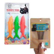 Kit Diversão e Relaxamento para Gatos Buddy Fish e Matatabi