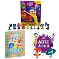 Kit: Divertida Mente 2 (Novas Emoções) + Arte & Cor Divertida Mente 2 + 500 Adesivos Divertida Mente 2 Kit: Divertida Mente 2 (Novas Emoções) + Arte & Cor Divertida Mente 2 + 500 Adesivos Divertida Mente 2