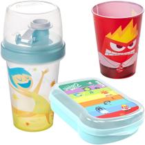 Kit Divertidamente Porta Lanche Infantil Escola Passeio 3UND