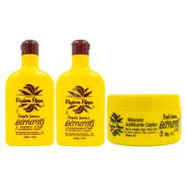 Kit Divina Flora Chiquita Bacana Sh Cond Mascara Banana Mel
